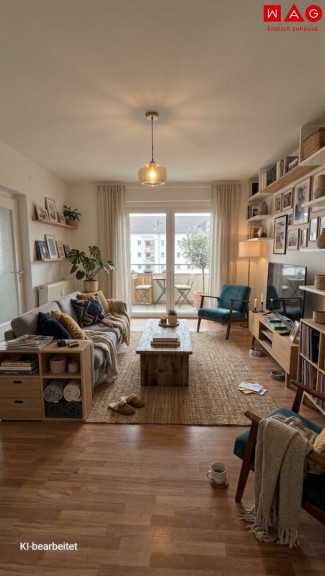 Wohnung - 4020, Linz - Frisch sanierte 3-Zimmer Wohnung mit Loggia in Linz/Bindermichl! Schöner Schnitt! Ausgezeichnete Verkehrsanbindung in das Zentrum und zur Autobahn!