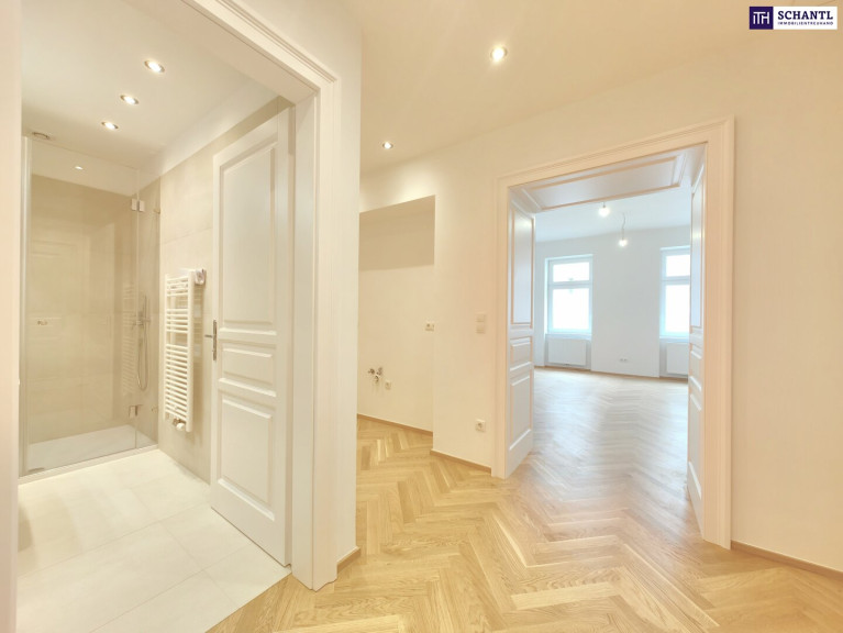 Wohnung - 1020, Wien,Leopoldstadt - ++ MEIN GARTEN IST DER AUGARTEN ++ HELLE ALTBAUWOHNUNG + INNENHOFLAGE + 2023 Komplett saniert
