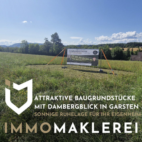 Grundstück - 4451, Garsten / Tinsting - TOPLAGE MIT DAMBERGBLICK
SONNIGE BAUGRUNDSTÜCKE MIT 486 M² - 708 M² IN RUHIGER LAGE VON GARSTEN