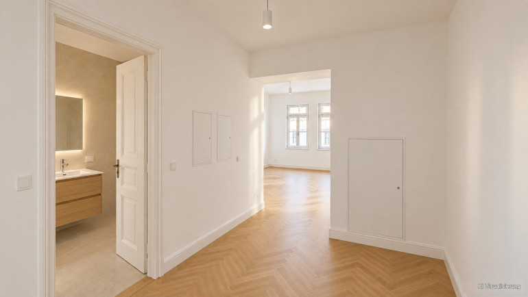 Wohnung - 1160, Wien - Wiener Altbau mit Loggia und Erker - Erstbezug nach hochwertiger Baumeister-Kernsanierung mit 3 Jahren Gewährleistung