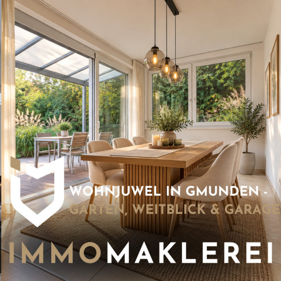 Wohnung - 4810, Gmunden - "WOHNJUWEL IN GMUNDEN - GARTEN, WEITBLICK & GARAGE"