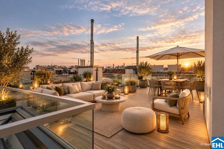 Wohnung - 1030, Wien - Eleganter Altbau mit modernem Penthouse-Dachausbau