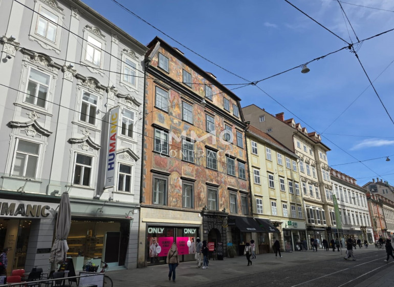 Büro / Praxis - 8010, Graz - Bürofläche im "gemalten Haus" in Top-Lage zu vermieten - nahe dem Hauptplatz / Herrengasse 3 - Top 511