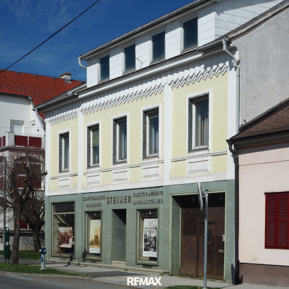 Haus - 7503, Großpetersdorf - Vielseitige Immobilie: Geschäftslokal, Werkstatt und Wohnungen mit großem Entwicklungspotenzial im Ortskern von Großpetersdorf