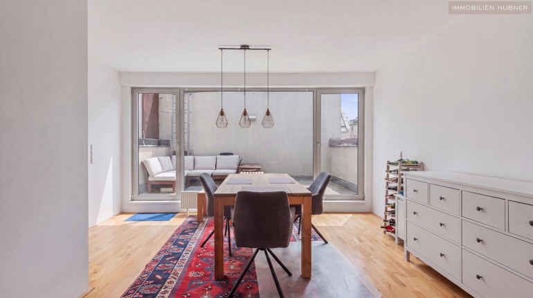 Wohnung - 1070, Wien - Über den Dächern des 7. Bezirks. Exklusive Dachgeschoßwohnung mit Terrasse in der Burggasse!
