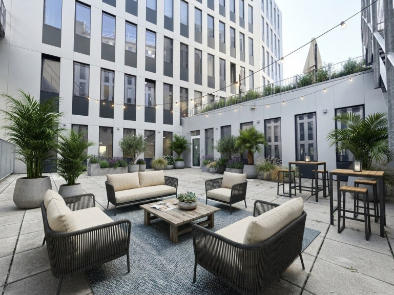 Büro / Praxis - 1030, Wien - ⭐1030! Bürogebäude VIE! Bürofläche plus  ca. 100 m² Terrasse direkt am Donaukanal und Nähe U3/Rochusgasse!