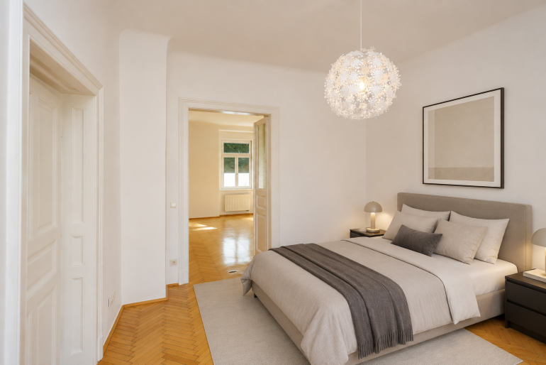 Wohnung - 8010, Graz - Großzügige 3-Zimmer-Altbauwohnung mit Balkon und Parkplatz in Graz-Geidorf