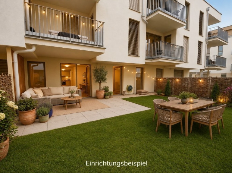 Wohnung - 1230, Wien - 4-Zimmer-Gartenwohnung mit Einbauküche und Eigengarten | Erstbezug | Hofruhelage