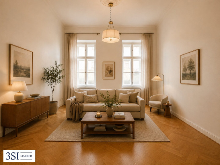 Wohnung - 1120, Wien,Meidling - Edle 2-Zimmer-Altbauwohnung in ruhiger Seitenstraße des 12. Bezirks
