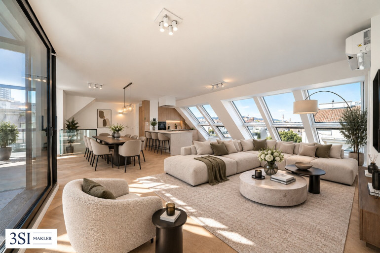 Wohnung - 1090, Wien - Über den Dächern des 9. Bezirks – DG-Erstbezug mit Dachterrasse