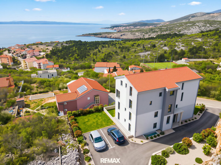 Wohnung - 51252, Klenovica - Traumhafte 3-Zi-Ferienwohnung mit Meerblick und Pool