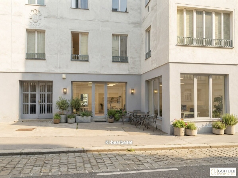 Büro / Praxis - 1060, Wien - Bestlage nahe U3 und Mariahilferstraße! Loftartiges, hochwertig ausgestattetes Büro zur vielfältigen Verwendung mit Gartennutzung