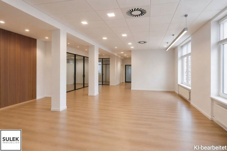 Büro / Praxis - 1150, Wien,Rudolfsheim-Fünfhaus - Repräsentative Großraum-Büro-/Praxisfläche (529 m²) im historischen Altbau – Sanierung durch Eigentümer – nahe U3 Schweglerstraße | Provisionsfrei!