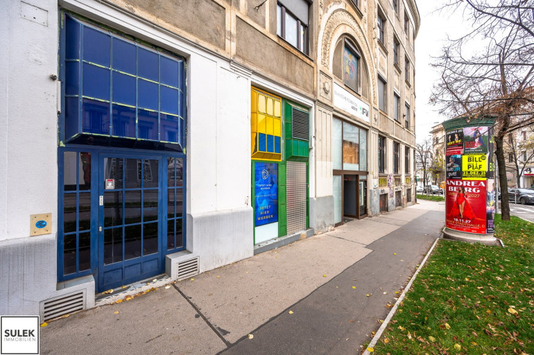 Einzelhandel - 1150, Wien,Rudolfsheim-Fünfhaus - Geräumiges Geschäftslokal (60 m²) mit Straßenportal im historischen Fröhlich-Hof – Vielseitig nutzbar & Provisionsfrei!