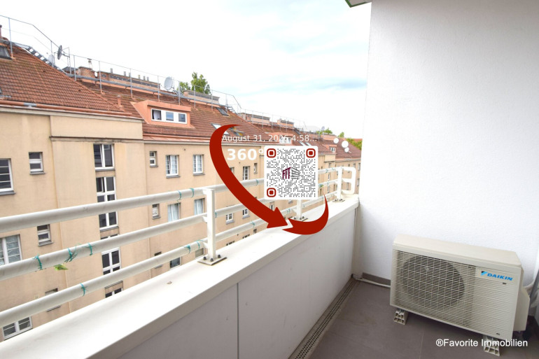 Wohnung - 1050, Wien - Furnished, modern 3-Room Apartment, with Loggia and Parking Space, on the 5th Floor, 75m² in 1050 Vienna! - Moderne 3-Zimmer-Wohnung, möbliert, mit Loggia und Garagenstellplatz, im 5. Stock, 75m² in 1050 Wien!