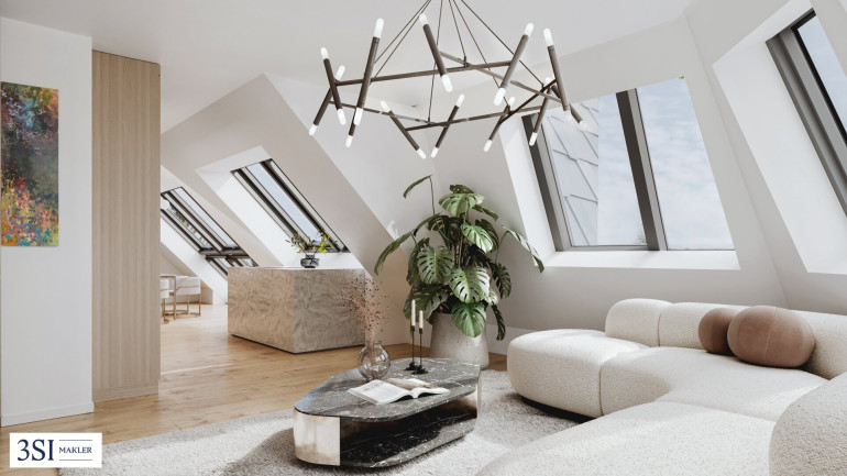 Wohnung - 1070, Wien - Exklusive Dachgeschoss-Maisonette mit großzügigen Freiflächen