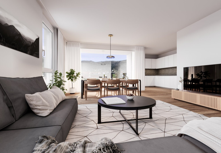 Wohnung - 6911, Lochau - Neubau: 4-Zimmer Wohnung mit großem Garten in Bodenseenähe - Wohnbauförderung möglich