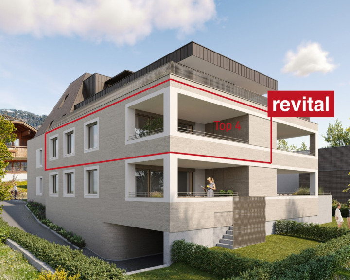 Wohnung - 6850, Dornbirn - Exklusive 3-Zimmer-Terrassenwohnung mit Abendsonne und Blick ins Grüne - Bezugsbereit Ende 2026