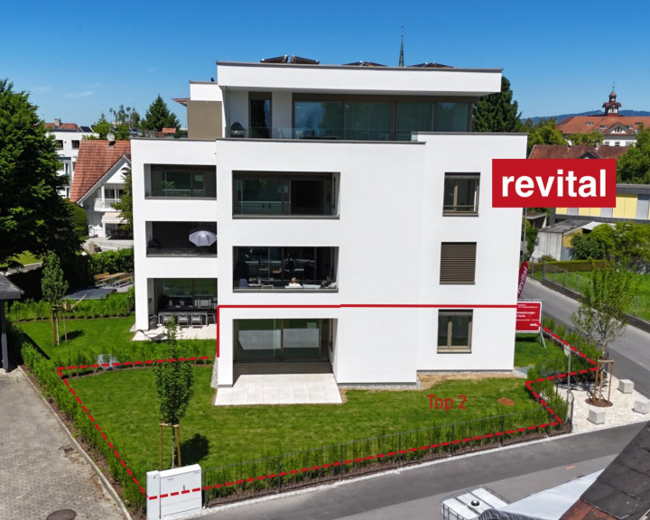 Wohnung - 6890, Lustenau - Kreditrate ab € 1.380 ,- monatlich - Gartenglück mit € 40.000 Preisvorteil bis 31.10.26 + Klimaanlage geschenkt - zentrumsnahe & ruhige Gartenwohnung - Top 2 - Bezugsbereit