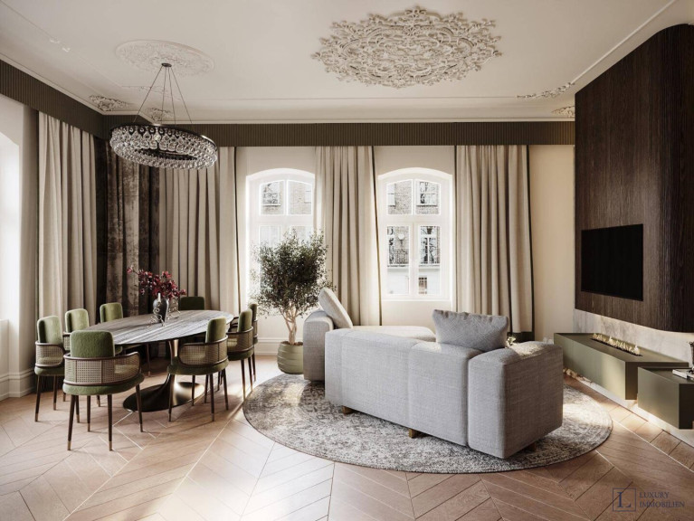 Wohnung - 1020, Wien,Leopoldstadt - Exklusive Designerwohnung zur Miete mit Blick auf den Donaukanal