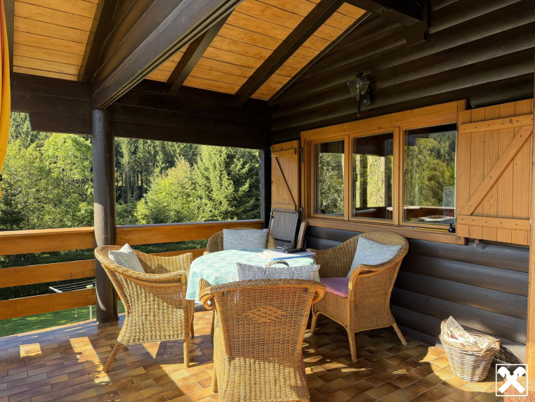 Haus - 2813, Lichtenegg - Wunderbares Blockhaus in schönster Grünruhelage! Ab sofort verfügbar!