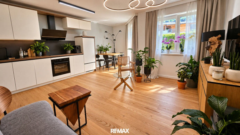 Wohnung - 5710, Kaprun - Alpines Wohngefühl trifft modernen Komfort – Stilvolle Gartenwohnung in Kaprun mit Terrasse & Privatgarten