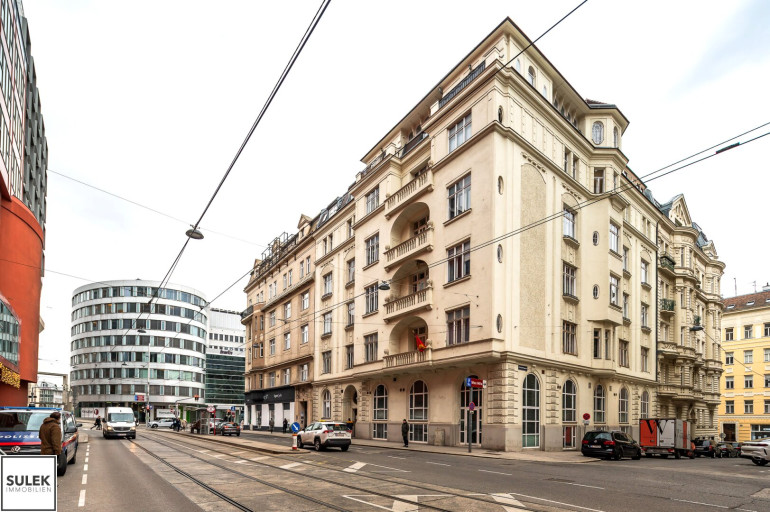 Büro / Praxis - 1030, Wien - ** Repräsentatives Altbau-Büro mit Klimaanlage und Balkon – ca. 201 m² vis à vis Wien Mitte / The Mall; ab sofort **