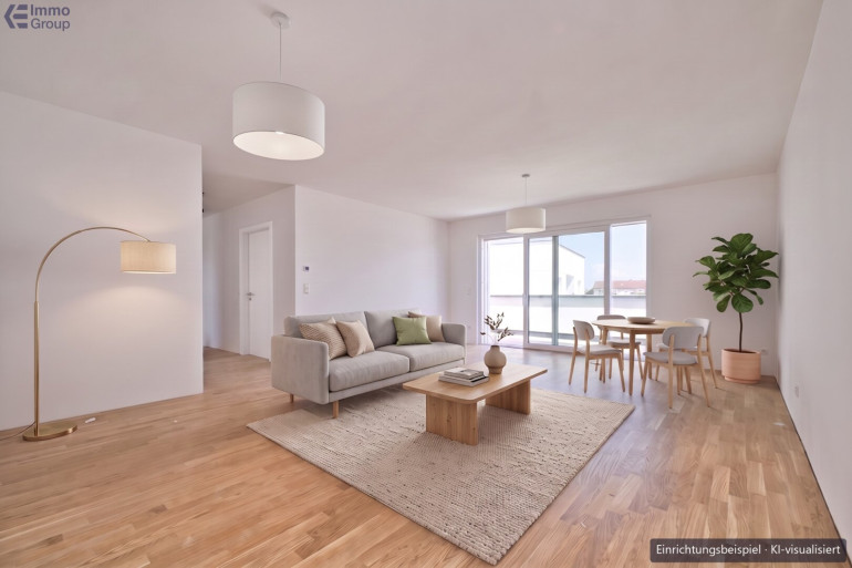 Wohnung - 4050, Traun - Neubau-Erstbezug Traun: 3 Zimmer, 81 m², Loggia, Top 8