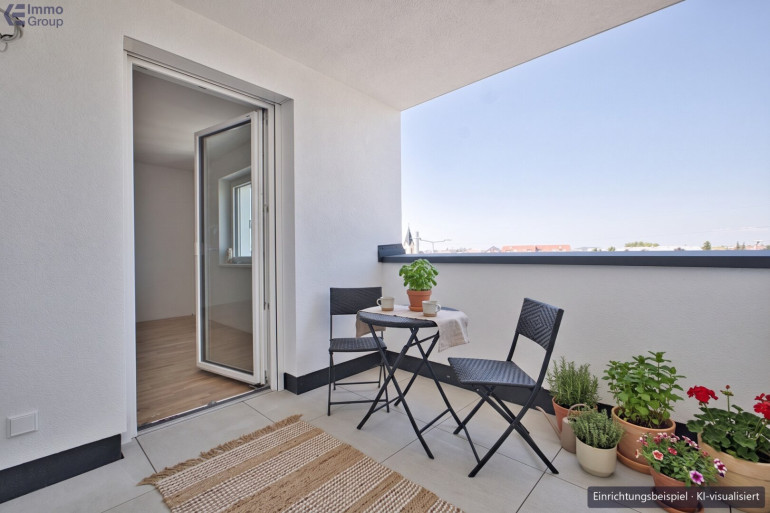 Wohnung - 4050, Traun - Neubau-Erstbezug Traun: 2 Zimmer, 58 m², Loggia, Top 6