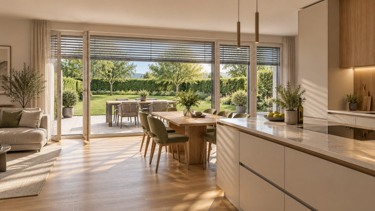 Wohnung - 9201, Krumpendorf am Wörthersee - SeeMoment - Moderne Gartenwohnung mit Terrasse und privatem Eigengarten