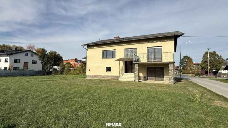 Haus - 7522, Strem - 4-Zimmer-Einfamilienhaus in Strem mit Garten, 2 Balkone und Garage
