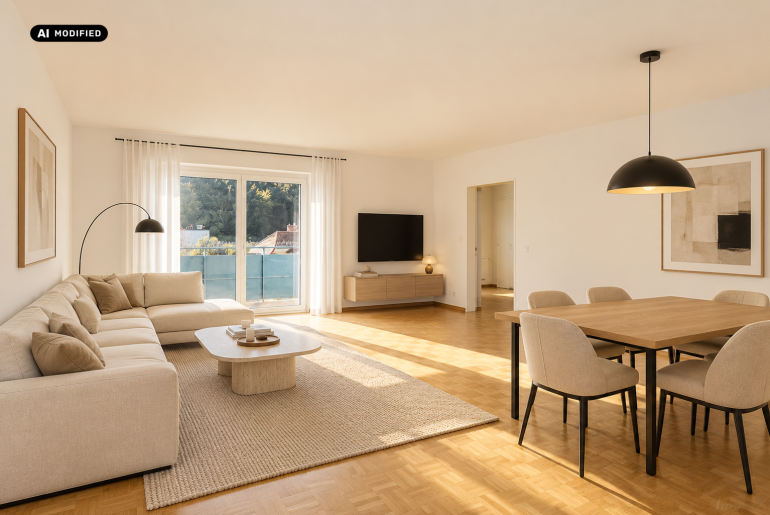 Wohnung - 8010, Graz - Wohnen mit Weitblick: Helle 3-Zimmer-Wohnung mit Loggia in der Sonnenstraße