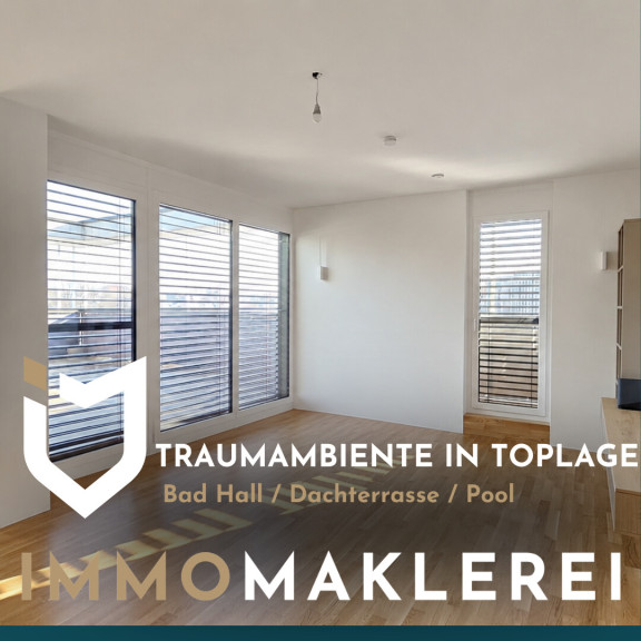 Wohnung - 4540, Bad Hall - EXKLUSIVES PENTHOUSE MIT POOL & SAUNA
74 M² WOHNFLÄCHE | 56 M² DACHTERRASSE