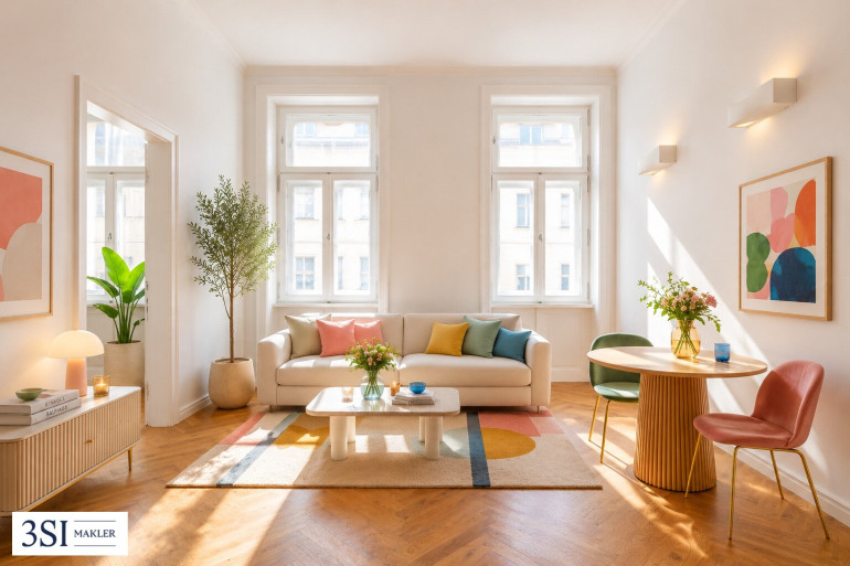 Wohnung - 1060, Wien - Moderne 3-Zimmer-Wohnung im Herzen von Mariahilf!
