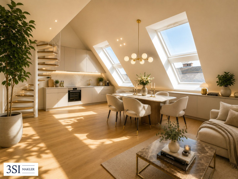 Wohnung - 1040, Wien - Lichtdurchflutende Dachgeschoß-Maisonette Wohnung in Top Lage