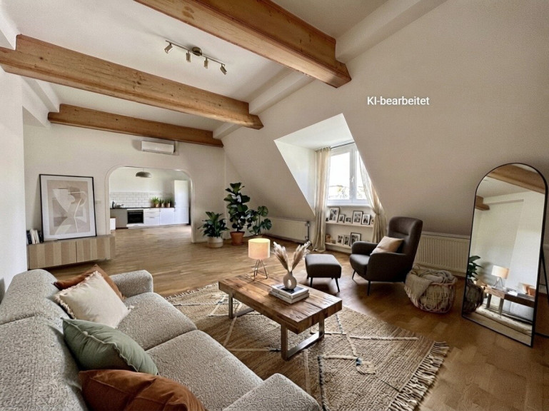 Wohnung - 1080, Wien - 1080! Wohnen über den Dächern der Josefstadt: Großzügiges 5-Zimmer-DG mit Balkon in Toplage des 8. Bezirks!