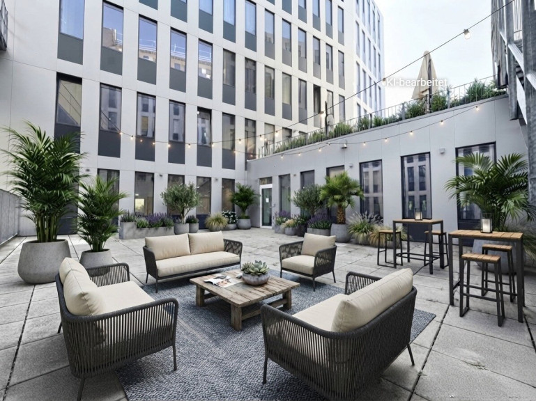 Büro / Praxis - 1030, Wien - ⭐ 1030! Bürogebäude VIE! Bürofläche plus ca. 100 m² Terrasse direkt am Donaukanal und Nähe U3/Rochusgasse!