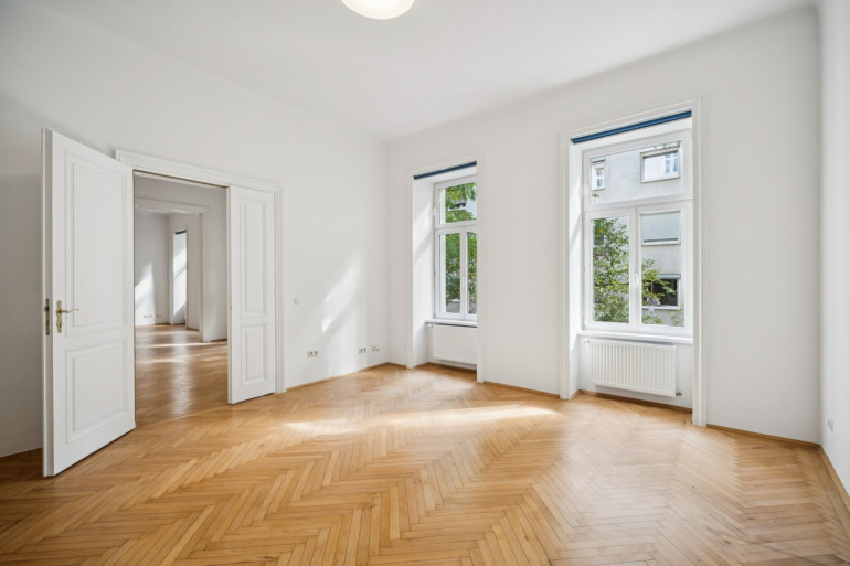 Wohnung - , keine Angabe - Elegante Altbauwohnung in repräsentativem Haus im Herzen des 4. Bezirks