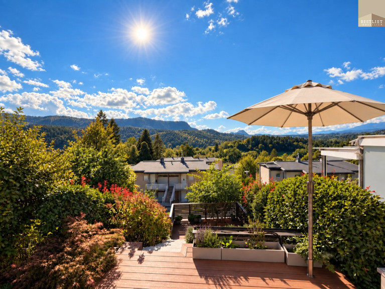 Wohnung - 9074, Plescherken - Traumhafter Rundumblick - helle Ferienwohnung mit großzügigen Terrassen in Keutschach am See in Kärnten!