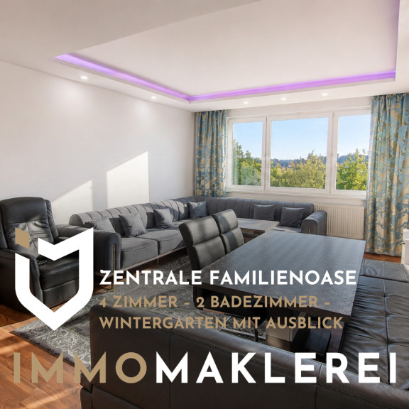Wohnung - 4400, Steyr - + ZENTRALE FAMILIENOASE ZUM SPITZENPREIS +
GERÄUMIGE FAMILIENWOHNUNG MIT 4 ZIMMER UND 2 BADEZIMMER !