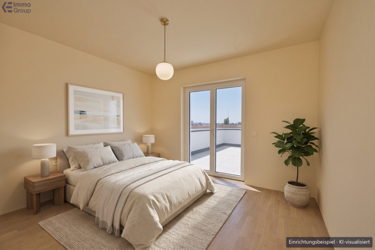 Wohnung - 4050, Traun - Neubau-Erstbezug Traun: 2 Zimmer, 59 m², Loggia, Top 4