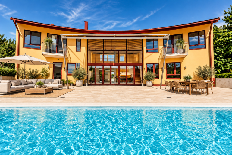 Haus - 8071, Grambach - Exklusive Architektenvilla in Raaba-Grambach – ca. 3.500 m² Grund, Pool, Spa und eigene Tiefgarage