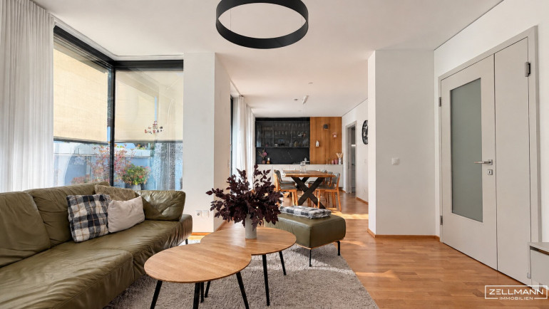 Wohnung - 3002, Purkersdorf - PURKERSDORF | Wohnen mit Persönlichkeit – außergewöhnliche & hochwertige Maisonette-Wohnung | inkl. 2 TG-Stellplätze | 2 Terrassen | ZELLMANN IMMOBILIEN