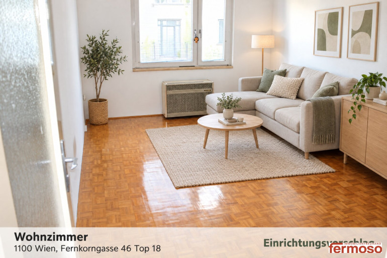 Wohnung - 1100, Wien - Charmante 3-Zimmer-Wohnung, 69m², 3. Etage, 1100 Wien, teilrenoviert, nur 199.000€, Eigentum in Favoriten, Gut angebunden - ehrlich bepreist.