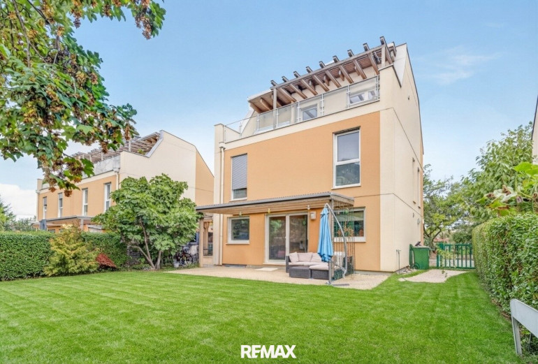 Haus - 1210, Wien,Floridsdorf - Erste Reihe Neue Donau | Einfamilienhaus auf Baurechtsgrund