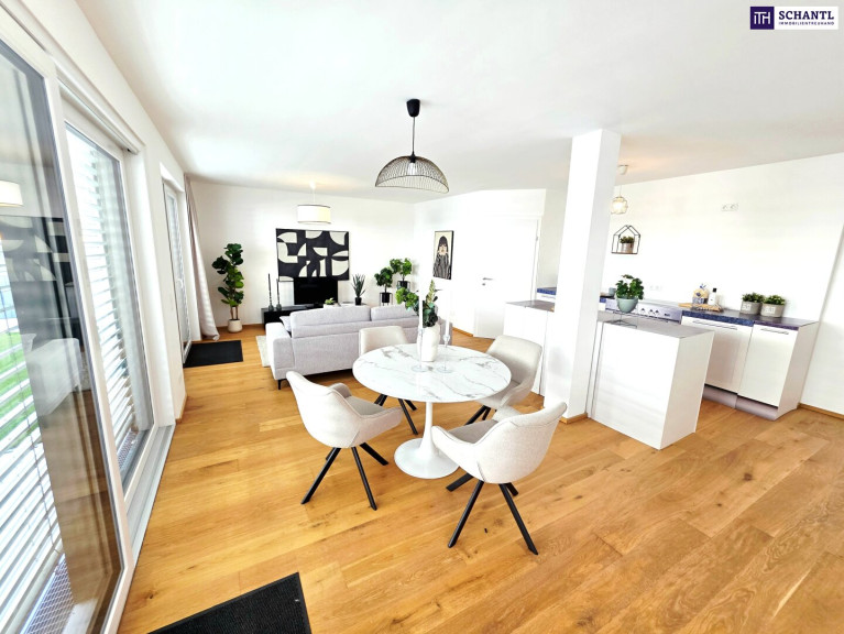Wohnung - 1230, Wien - Fire Sale! Einfach genial! Cooles Townhouse mit Garten! 3 Zimmer + Ideale Raumaufteilung + Erdwärme + Absolute Ruhelage + Tiefgarage! Nachhaltig und zukunftssicher investiert!