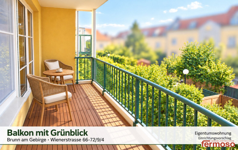 Wohnung - 2345, Brunn am Gebirge - Ruhige & Moderne 2-Zi-Wohnung in Brunn am Gebirge mit Balkon, Garage & Klimaanlage – € 295.000