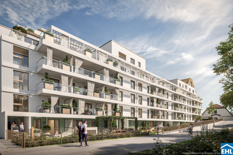 Wohnung - 1220, Wien - Modernes Zuhause mit Gemeinschaftsgarten und Spielplatz