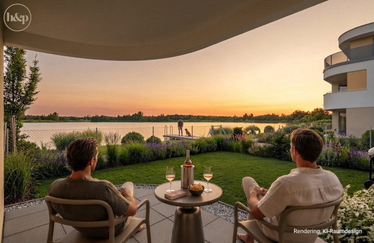 Wohnung - 2821, Lanzenkirchen - Hier beginnt ihr Tag mit Blick auf den See: Gartenwohnung provisionsfrei!