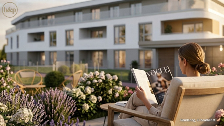 Wohnung - 2821, Lanzenkirchen - Direkt in den Garten von allen drei Zimmern